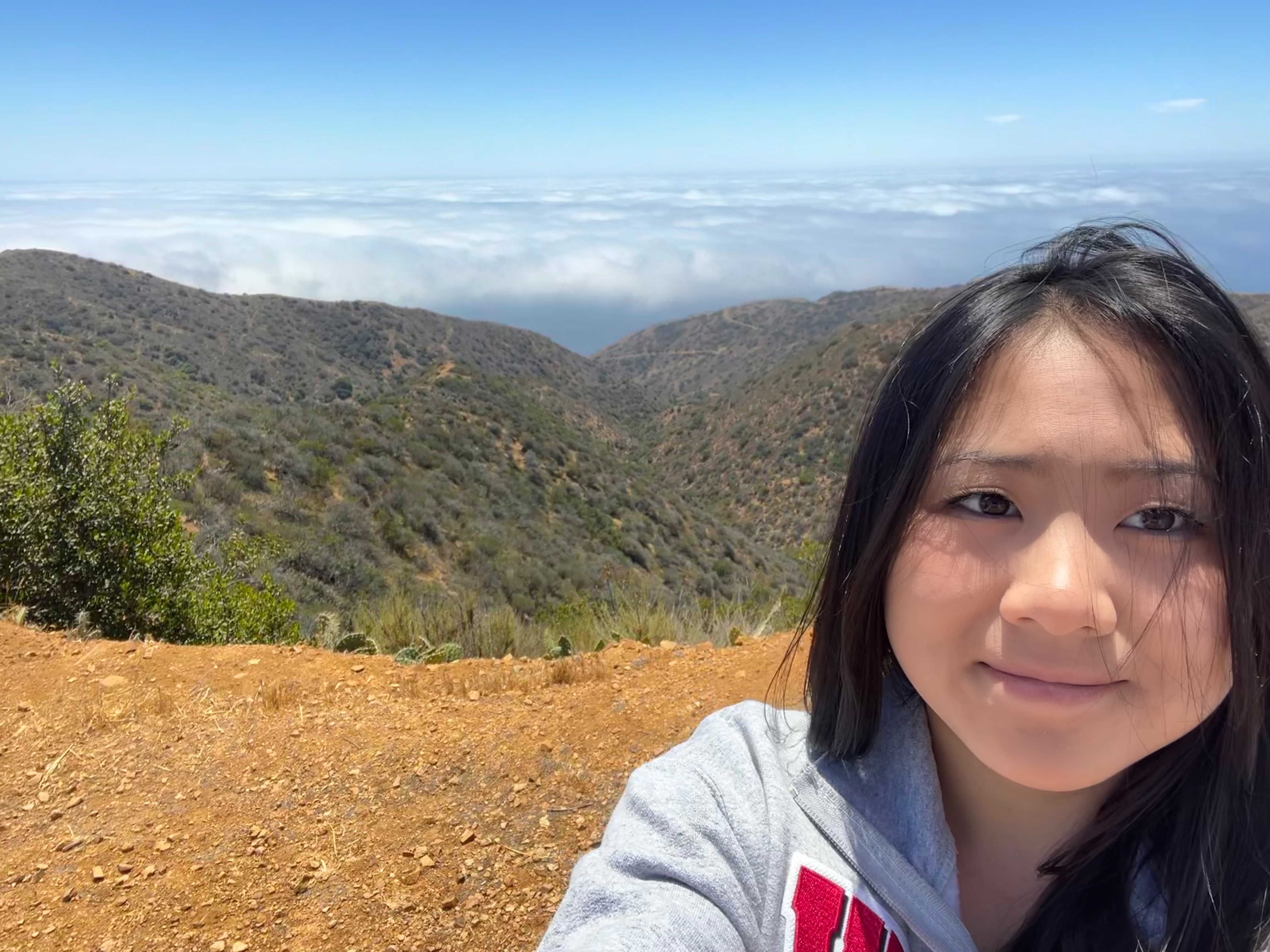 Catalina Mountain Selfie, California