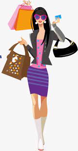 Picture of girl shopping